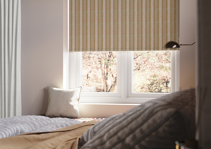 Form Striped, Sandy Tan - Roller Blind - Image 5
